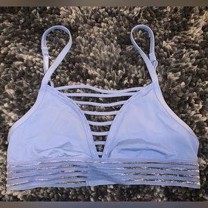 Victoria's Secret Pink Ultimate Lightly Lined Baby Blue Bralette